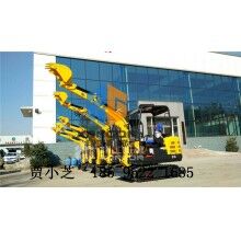 農(nóng)林果園挖掘機價格，小型挖坑機使用，小型履帶挖掘機